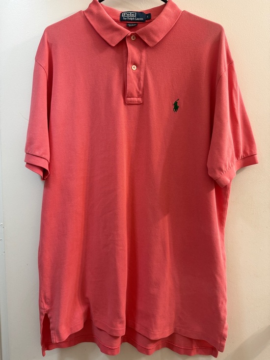 Polo Ralph Lauren Other - Polo Ralph Lauren Classic Pink Pique Polo Shirt L